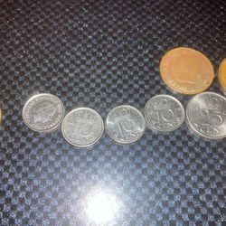 Old Netherland Coins B4 The Switch Of Their Currency 