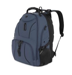 SwissGear ScanSmart Laptop Backpack – 17” – Navy Blue