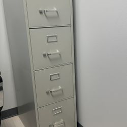 Vertical File Cabinet 4 Drawer Tan