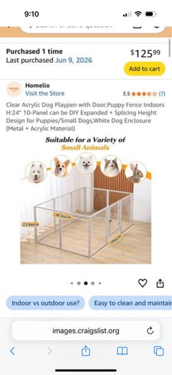Dog pen or crate