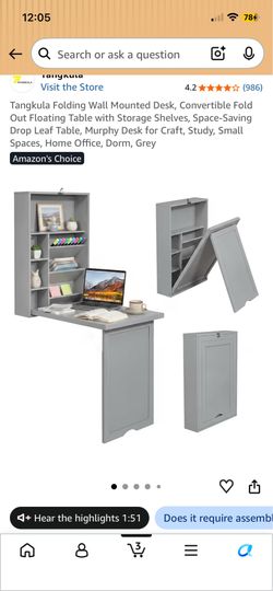Wall Mounted Desk