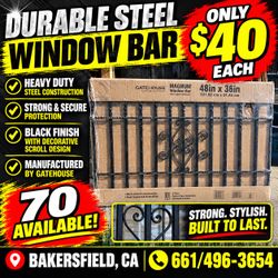 Window bar 48 x 36 inch