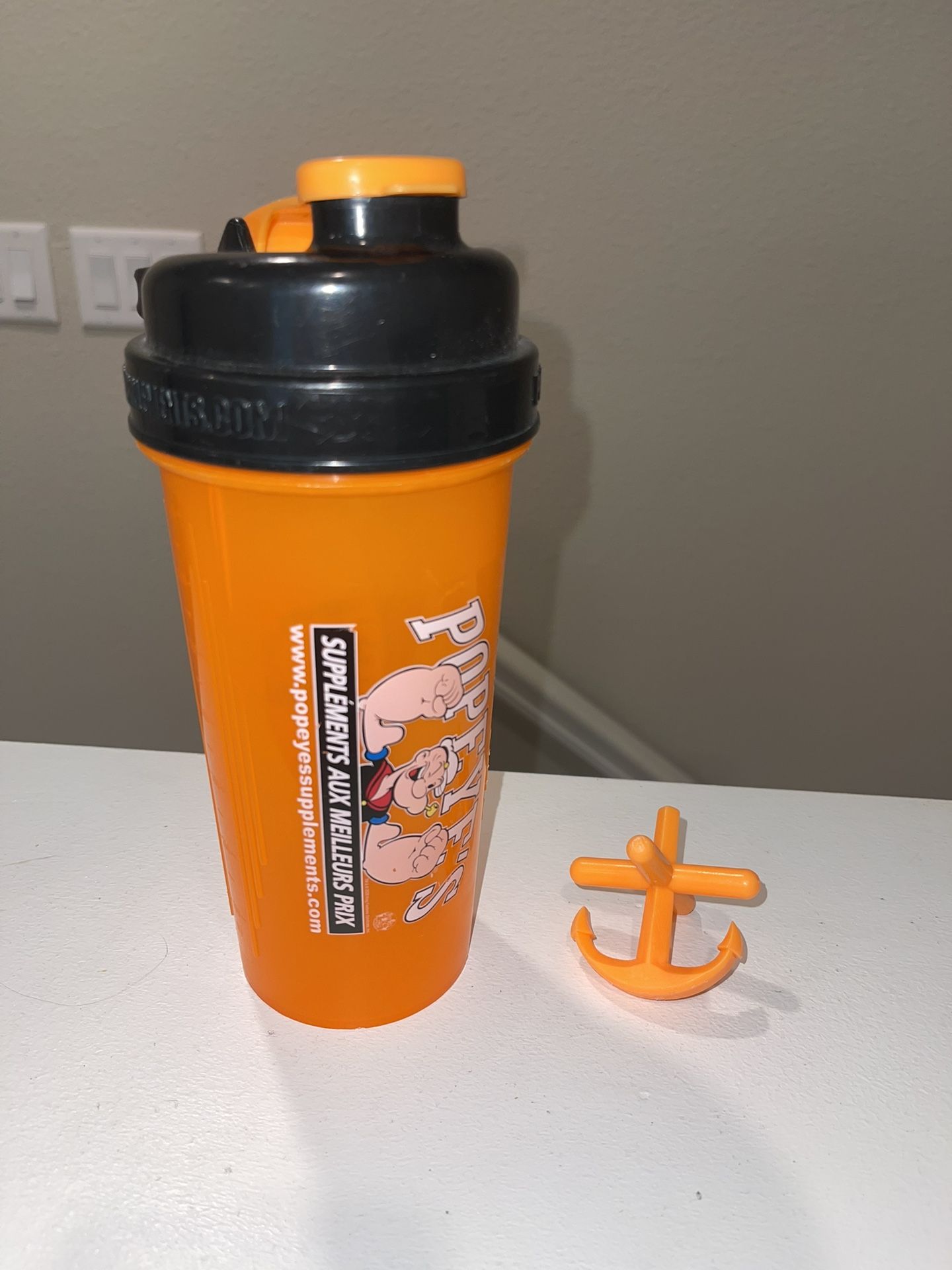 Popeyes Supplements Shaker — Limited Edition (Canada) Anchor Shaker