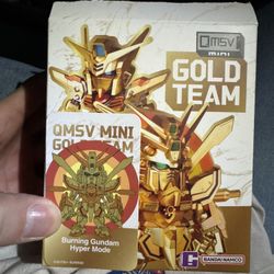 QMSV MINI GOLD TEAM Burning Gundam Hyper Mode