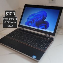 Windows 11 Pro DELL Laptop. Intel Core i5. 8 GB Ram. SSD. 👍Delivery Available👍👍Se Habla Español👍