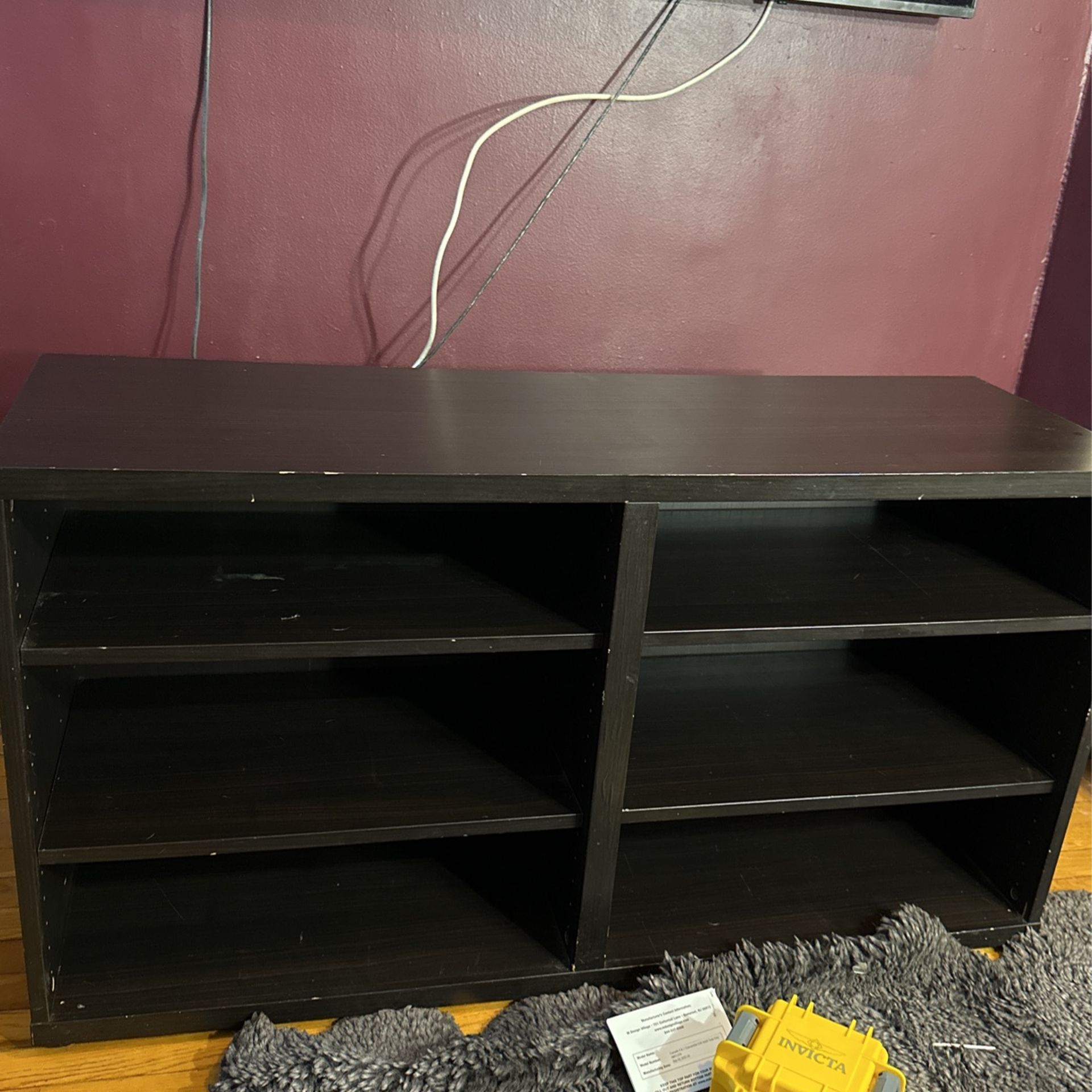Wooden IKEA Tv Stand
