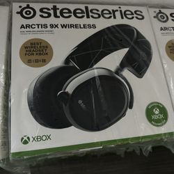 SteelSeries Arctis 9X On-Ear Wireless Gaming Headset - Black New - sealed 