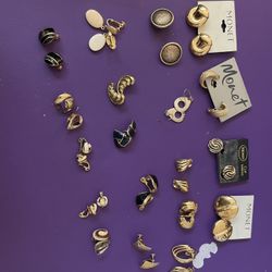 Vintage Monet Earrings 