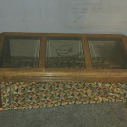 Glass Top Coffee Table With Matching End Tables