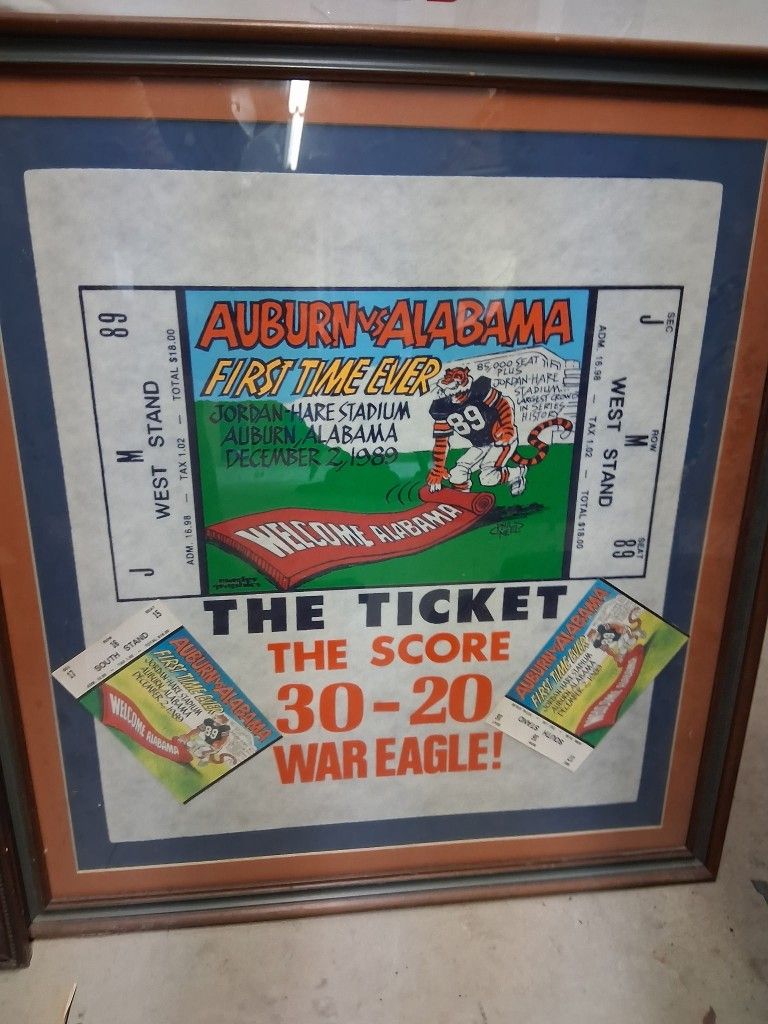 Auburn Tigers Football Memorabilia