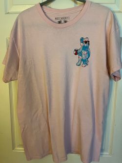 Men Riot Society Pink Bear T-Shirt, Size L