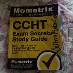 CCHT exam study guide for dialysis technician