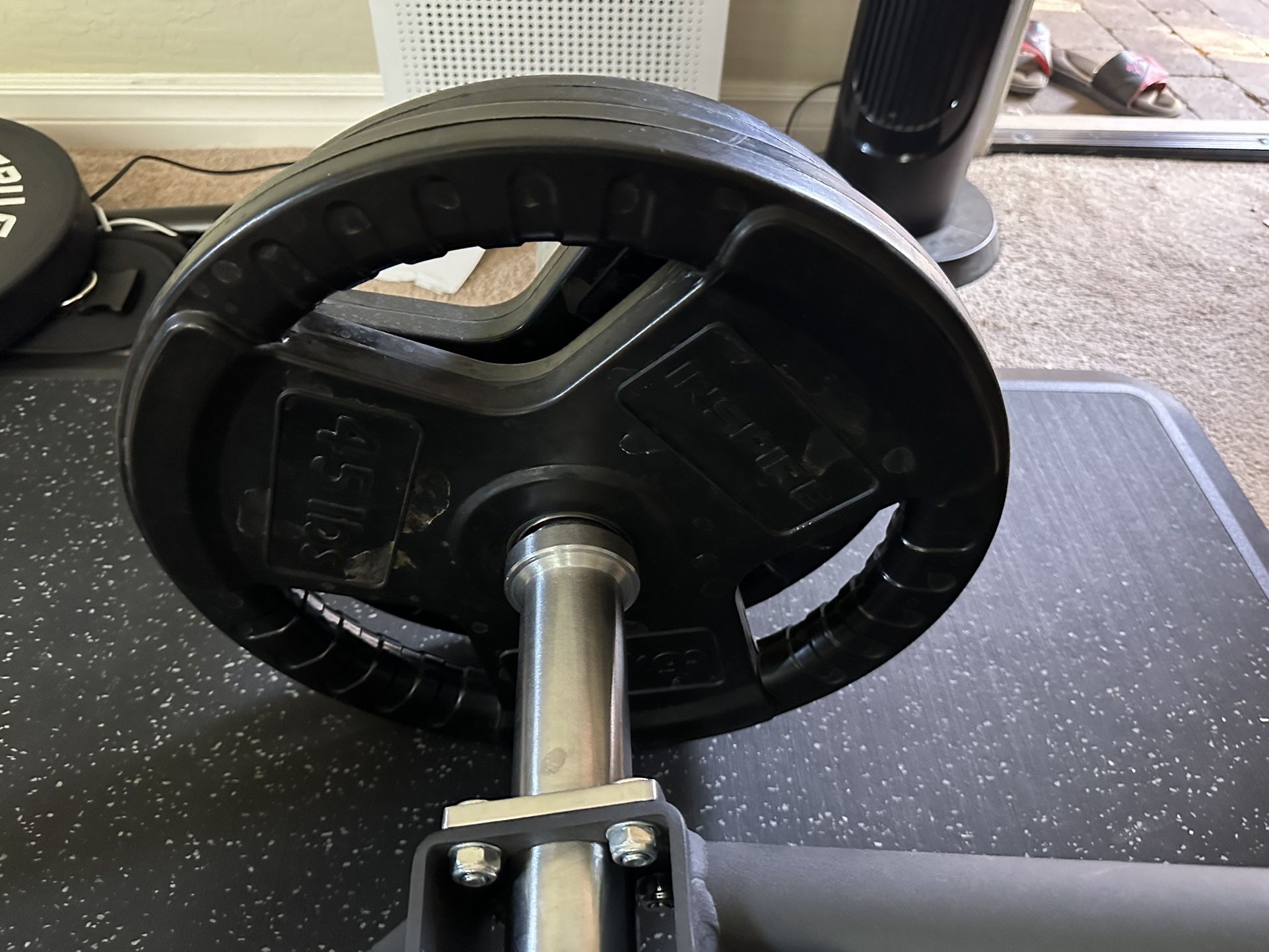 Rubber Coated Weights - 600lbs Total