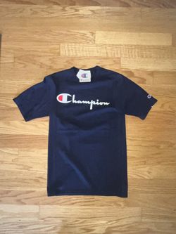 Champion Men’s Heritage Tee Shirt. Size Small.NWT 100% Cotton. Authentic. Navy Blue. Framingham Pick up/ cash only. Thanks  