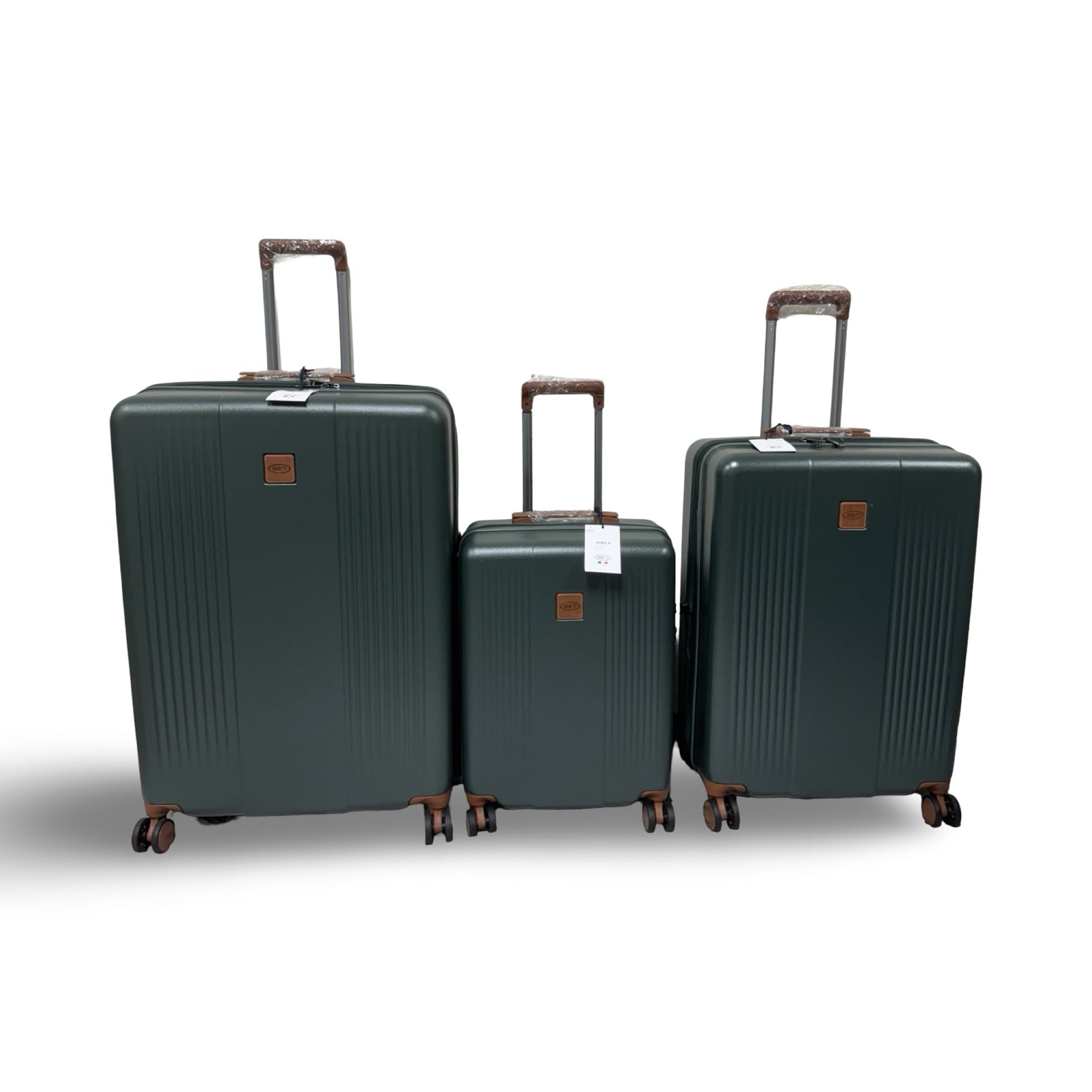 Bric's Ferrara 3 Piece Spinner Suitcase Set - Green
