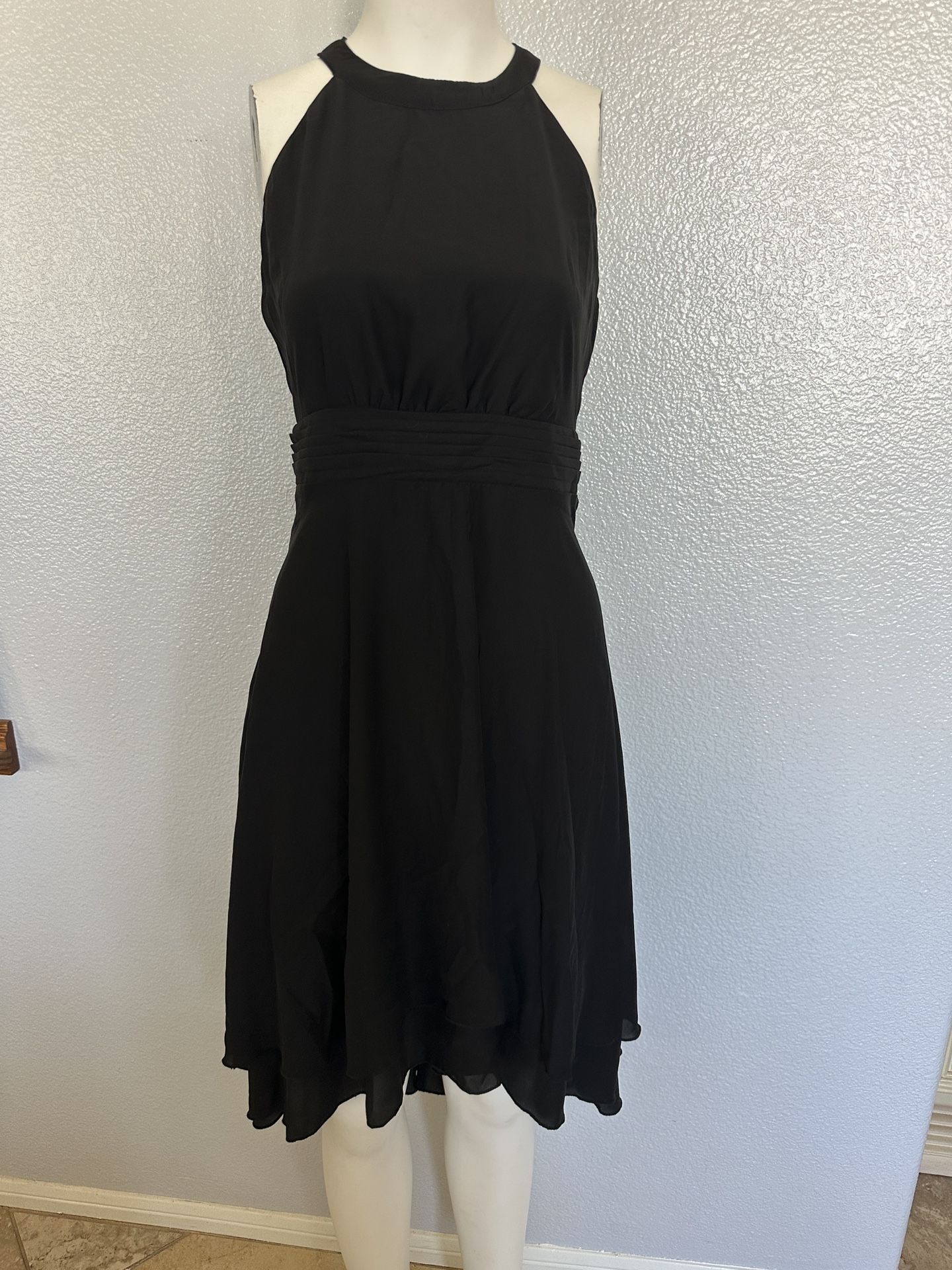 Women Black Cocktail Dress Size 160