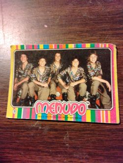 VINTAGE COLLECTORS CARD MENUDO