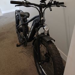 Electric Bike Fat Tires Like New. Will Consider Trade For Smaller E-Bike.