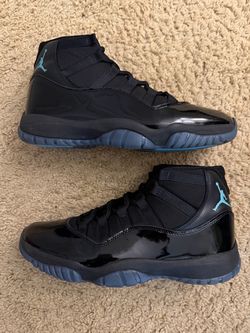 Size 9.5 (Used, no box, missing insoles) - 2025 Air Jordan 11 retro gamma blue
