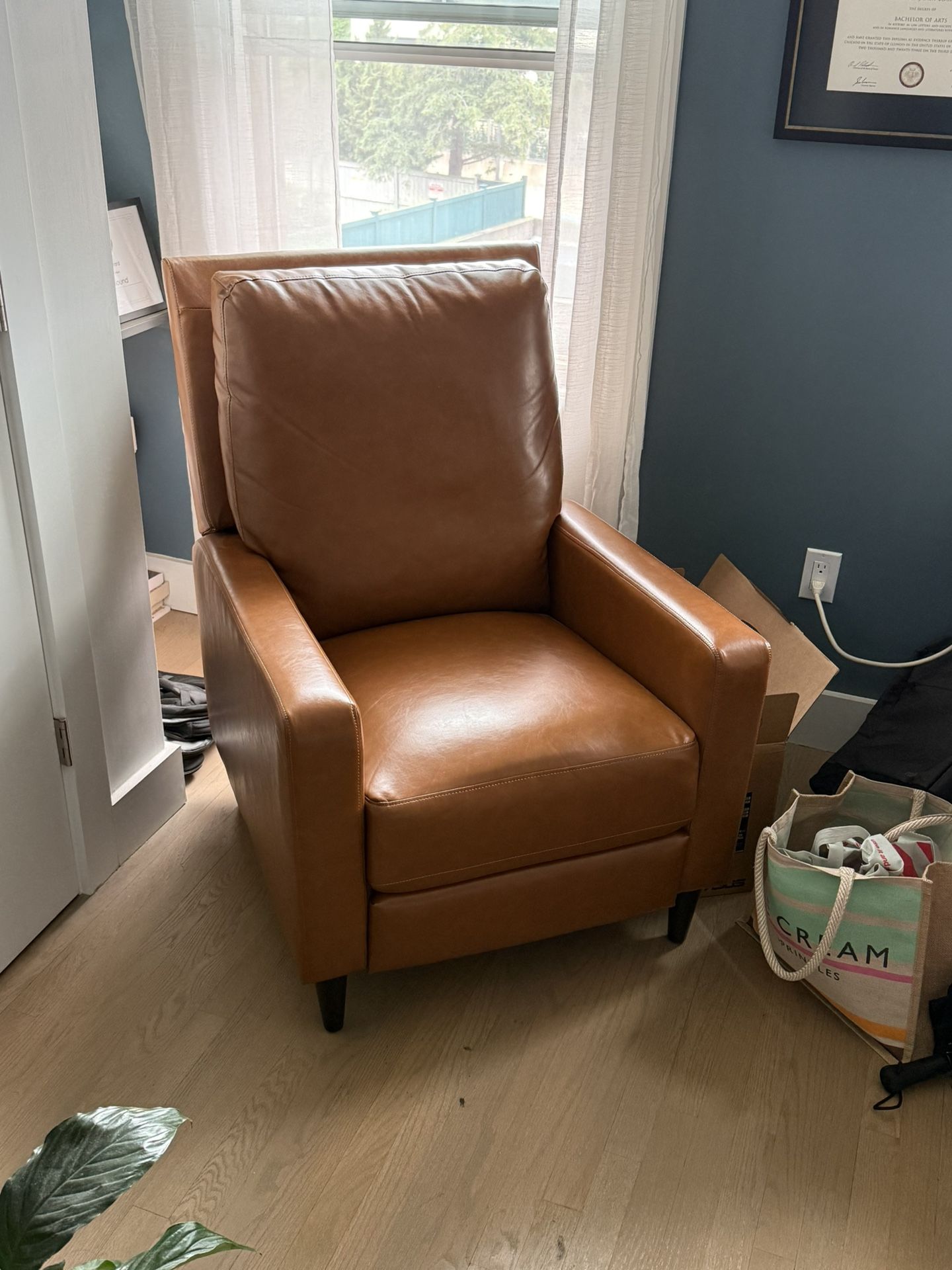 Vegan Leather Recliner