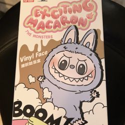Sealed And Unopened Exciting Macaron Green Grape Vinyl Face Labubu From Pop Mart 