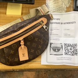 Louis Vuitton Monogram High Rise Bumbag W/chip