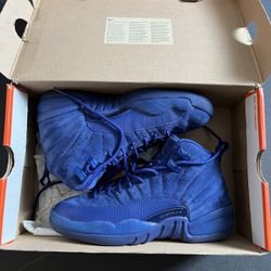 Air Jordan 12 Deep Royal Kids Size 5Y Or Womens 6.5