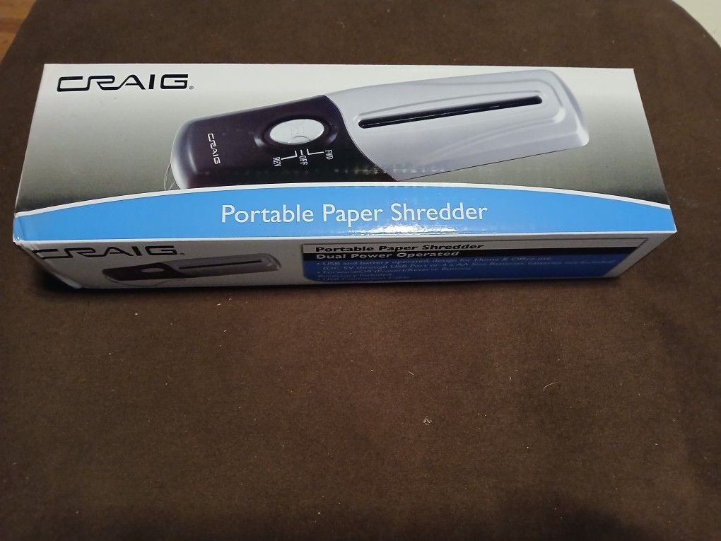 New Portable Paper Shredder