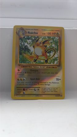 Stage 1 Raichu. Lv 40  100hp