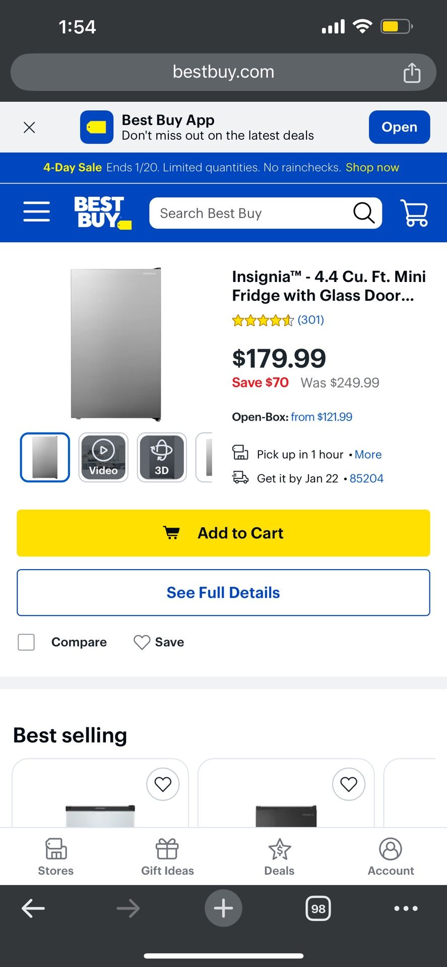 Mini Fridge Great Condition