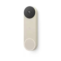Google Nest Doorbell (Battery)-Smart Wi-Fi Video Doorbell Camera - Linen
