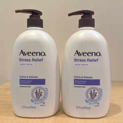 Big 33 oz Aveeno lavender body wash: $9 each