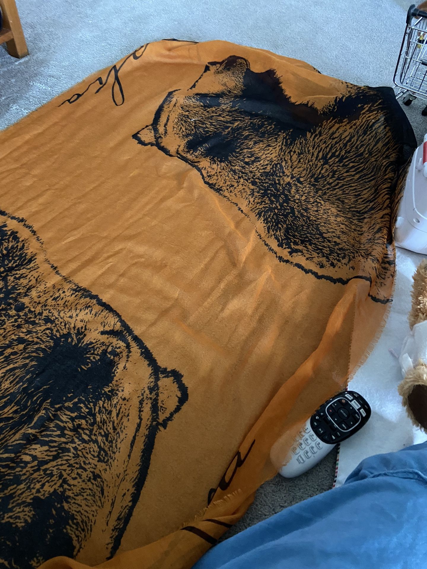 Large Orange Scarf