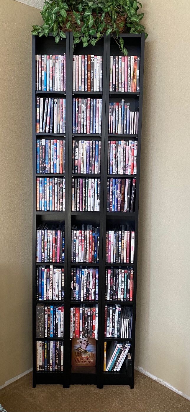 Movies DVD’s Over 200 with display cabinet