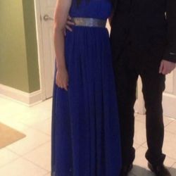 Prom Dress Royal Blue Size XS