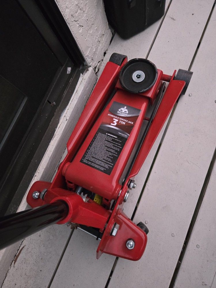 Floor Jack 3 Ton Capacity Fast Lift Service Jack Steel Heavy Duty Hydraulic Car Jack