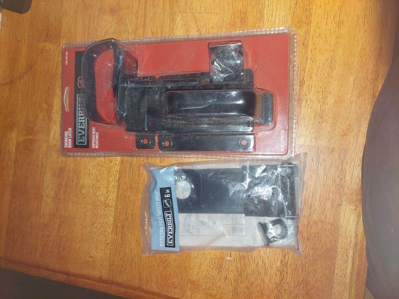 Brand New: Swining Door Latch/ Rotating Post Safety Hasp 6 In