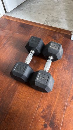 25lbs dumbbells set