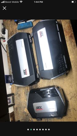 3 MTX AMPS ALL WORKING 