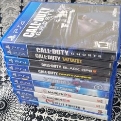 Playstation 4 Games All For 60