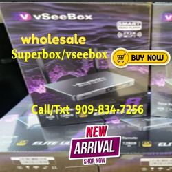 SUPERBOX SUPER BOX  S6 ULTRA VSEEBOX ELITE ULTRA WHOLESALE TO THE PUBLIC NEW ARRIVAL 2025 !!