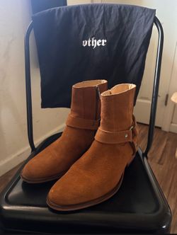 OTHER UK SUEDE HARNESS BOOTS