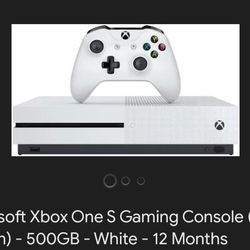 Xbox One With Controller And Headset 