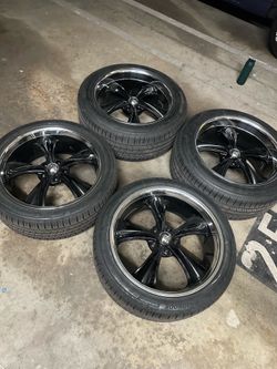 New 20 inch Boss 338 rims & tires