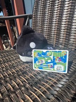 Sound Transit ORCA FIFA card and FIFA boop ORCA stuffed animal