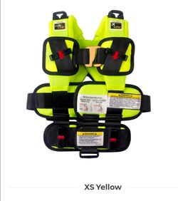 RideSafer Gen 5 - Extra Small (XS) Yellow, Lightweight, Compact, Portable Car Seat, 2+ Years; 26.5–40 lb - Perfect for Travel and Everyday Child Safet