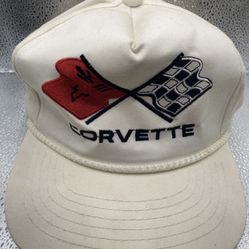 Youngan Vintage Corvette Flag Hat Cap Snapback Cotton Trucker Rope Embroidered
