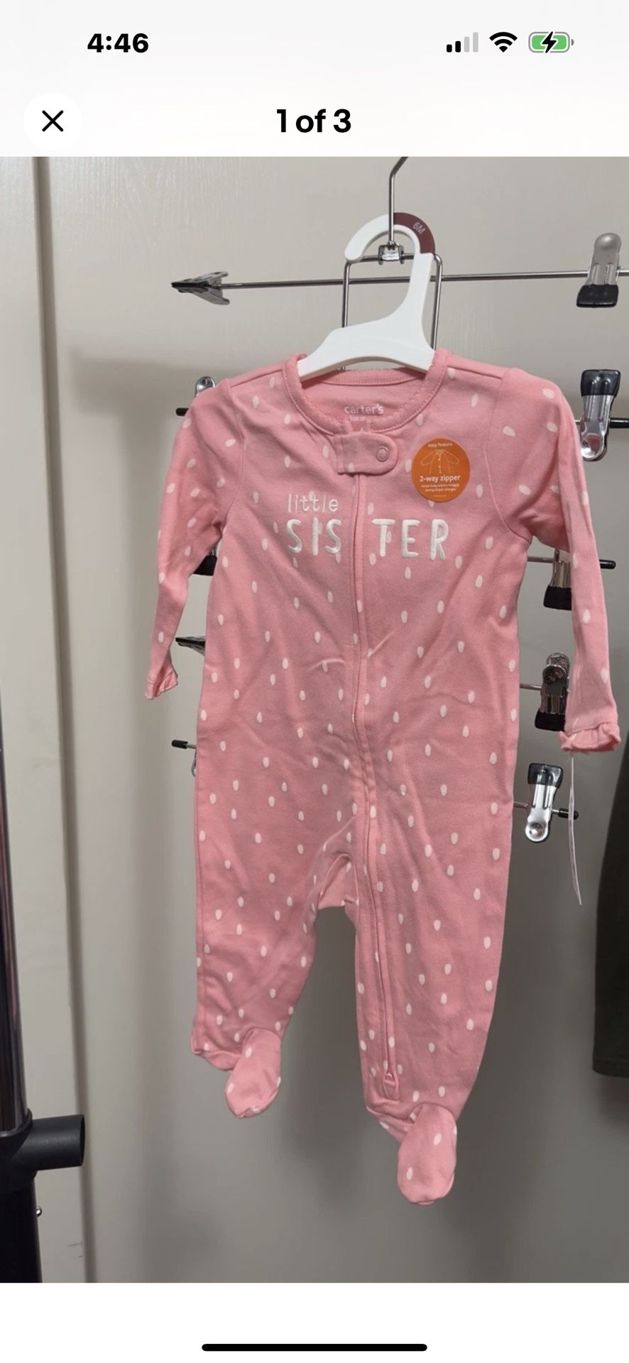 Carters 6 Mon Pajamas