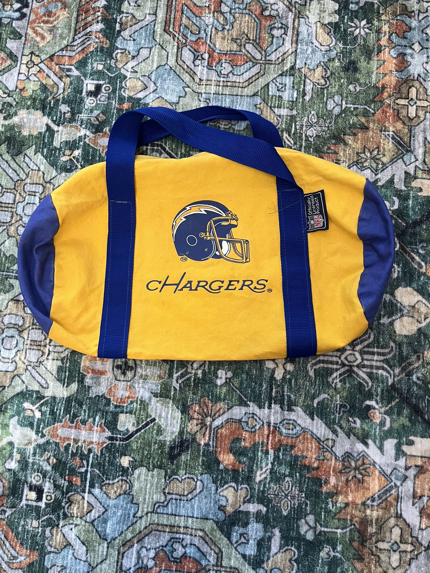 Vintage San Diego Chargers Small Duffle Bag