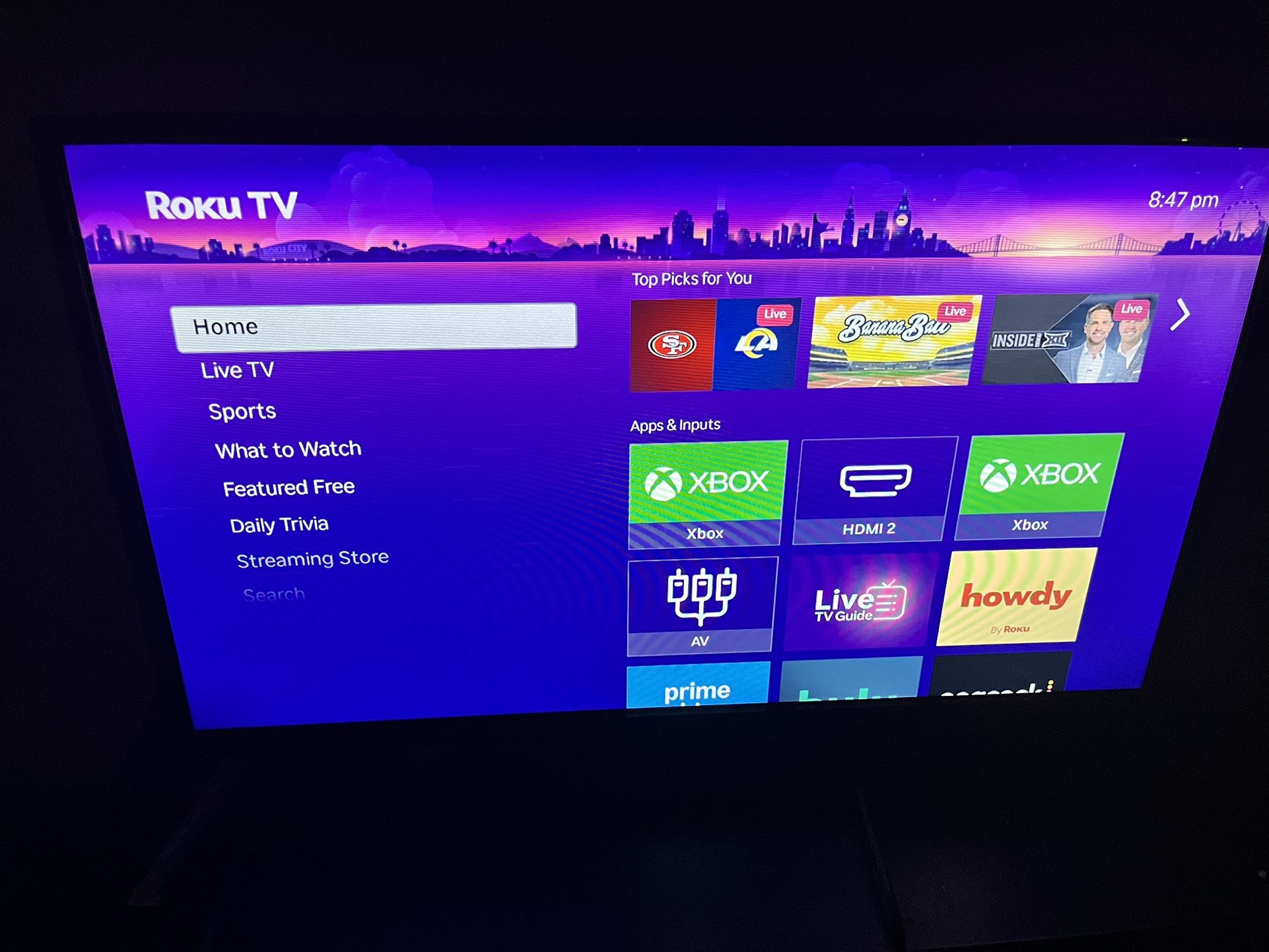 35in Roku Tv W /remote